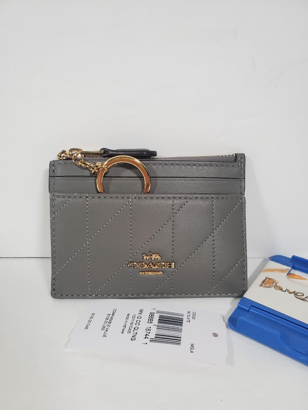 Coach Mini Skinny Id Case NWT